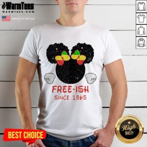 Disney Minnie Mouse Black Free-ish Since 1865 Shirt