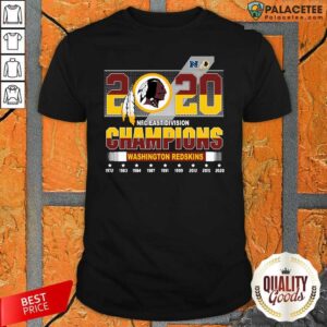 Awesome 2020 NFC East Division Champions Washington Redskins Shirt