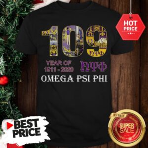 Official 109 Years Of Nyo 1911 2020 Omega PSI PHI Shirt