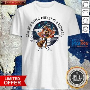 Original Soul Of A Witch Heart Of A Redhead Halloween Shirt