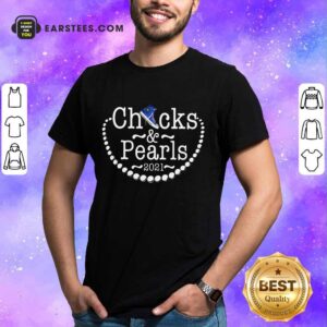 Perfect Kamala Harris Chucks And Pearls 2021 Blue Converse Shirt