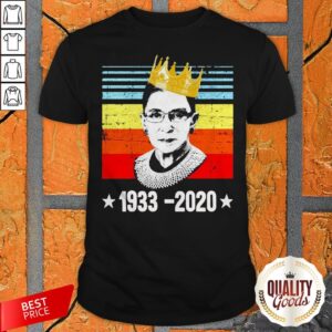 RBG Ruth Bader Ginsburg 1933 2020 Vintage Retro Shirt
