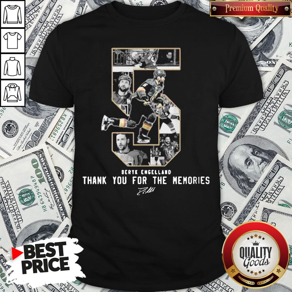 Deryk Engelland Thank You For The Memories Signature Shirt