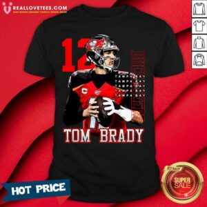 Hot 12 Tom Brady Tampa Bay Buccaneers Shirt