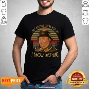 Pro John Banner I See Nothing I Hear Nothing I Know Nothing Vintage Shirt