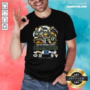 Tense 2020 NFC Champions Packers 32 Rams 18 Shirt