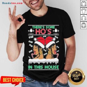 Original Ugly Christmas Sweater WAP There’s Some Hos In This House Unisex Shirt