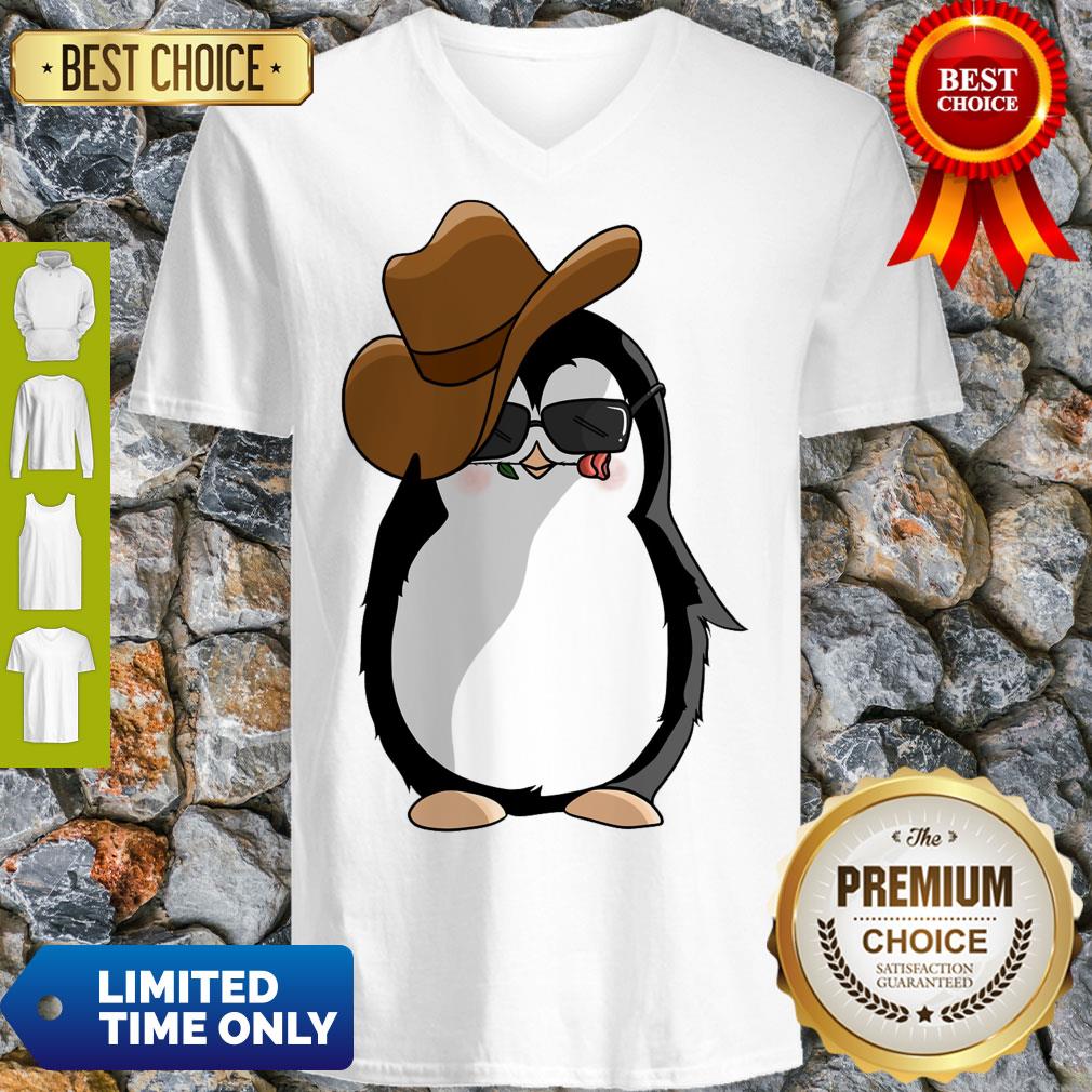 Pingouin Chapeau Rose Arctique Mignon Animal Cadeau Pôle sud T-shirt Ajusté