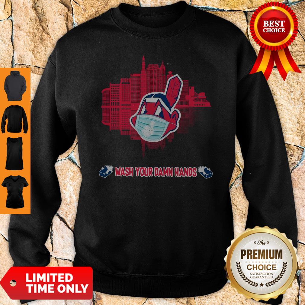 Official Wash Your Damn Hands Cleveland Indians Shirt
