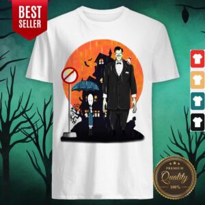 Coffee Is My Poison Wednesday Addams Sunset Halloween Shirt