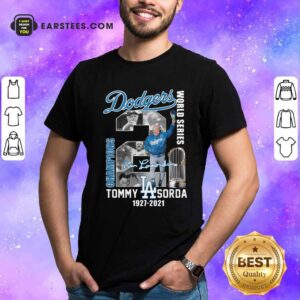 Official Los Angeles Dodgers Tommy Lasorda World Series 1927 2021 Signature Shirt