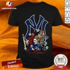 Horror Character New York Yankees Halloween Shirt