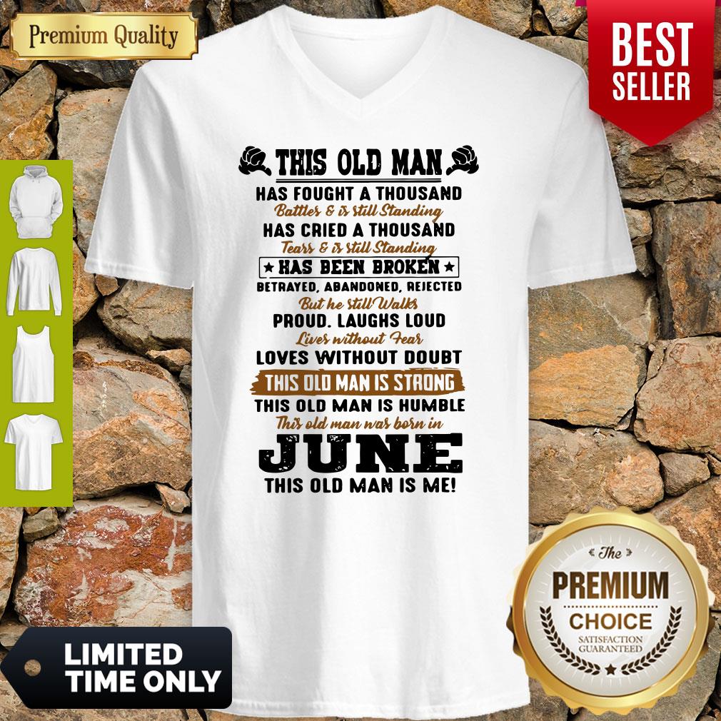 Nice This Old Man Has Fought A Thousand Shirt