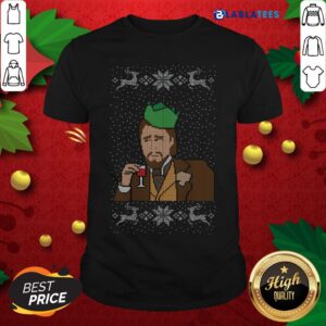 Great Santa Leonardo DiCaprio Ugly Christmas Shirt