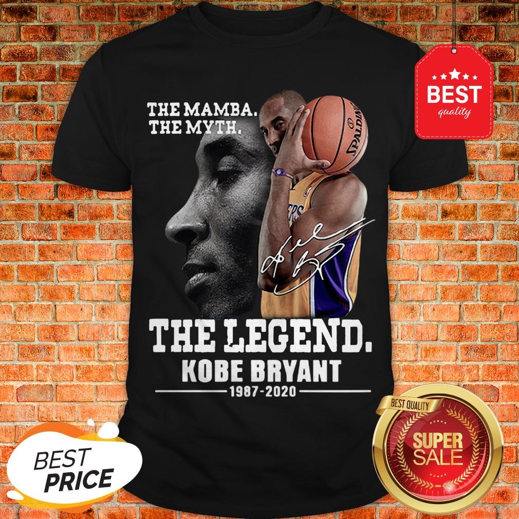 Official The Mamba The Myth The Legend Kobe Bryant 1987-2020 Shirt