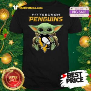 Official Baby Yoda Hug Pittsburgh Penguins Star Wars Shirt