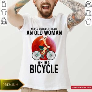 Original Never Underestimate An Old Woman With A Bicycle Shirt