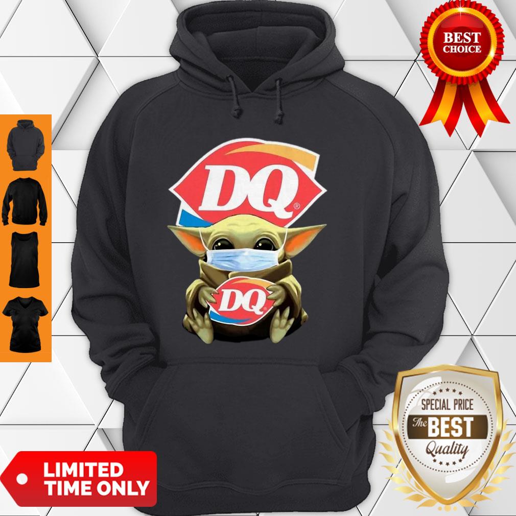 Baby Yoda Hug Dairy Queen Logo Star Wars Shirt