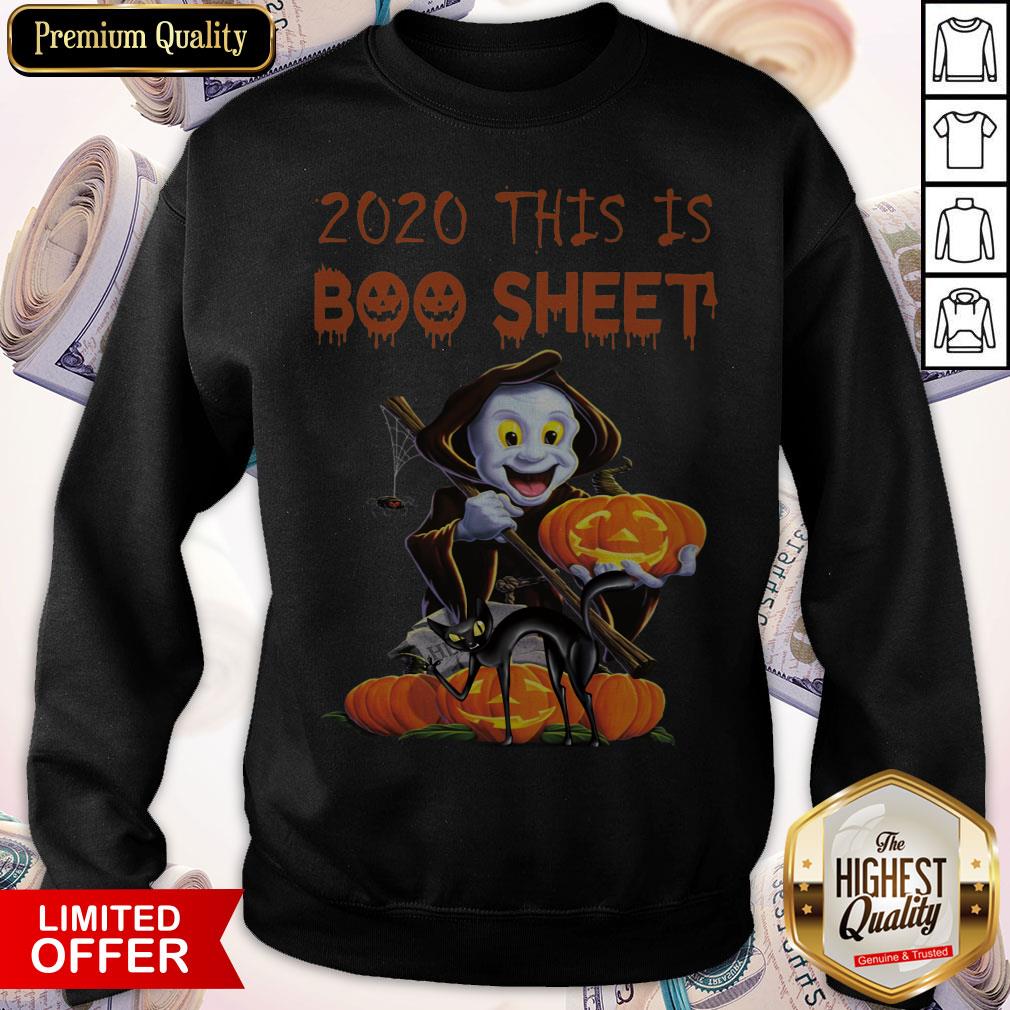 2020 This Is Boo Sheet Witch Pumpkin Halloween Shirt