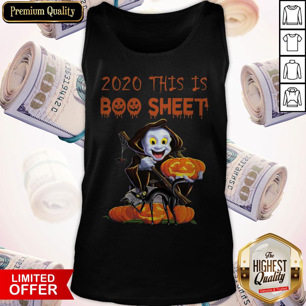 2020 This Is Boo Sheet Witch Pumpkin Halloween Shirt
