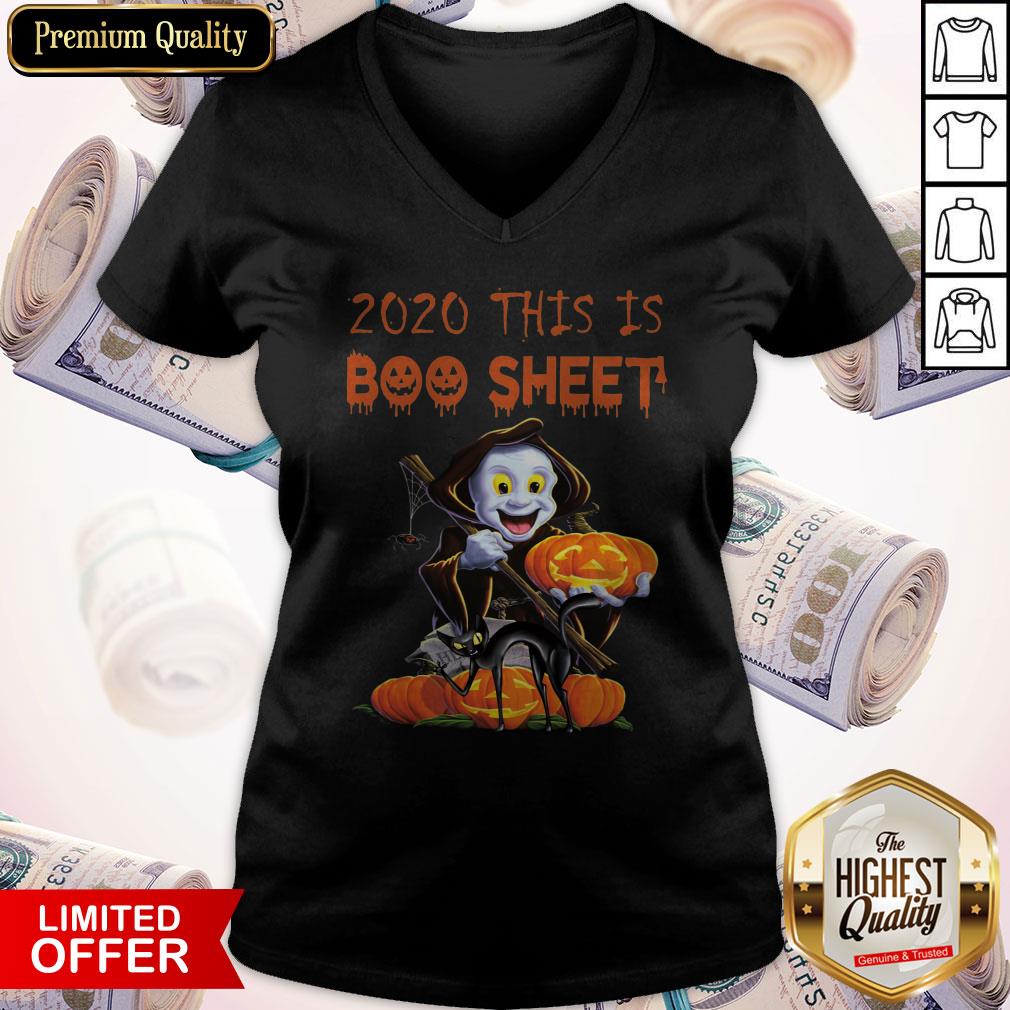 2020 This Is Boo Sheet Witch Pumpkin Halloween Shirt