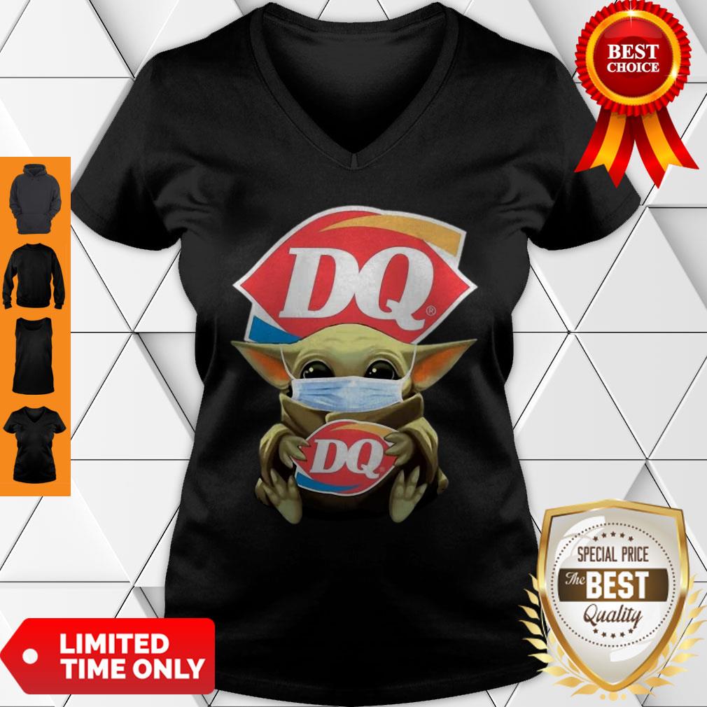 Baby Yoda Hug Dairy Queen Logo Star Wars Shirt