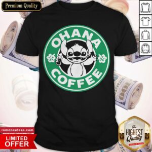 Starbucks Stitch Ohana Coffee Logo Shirt