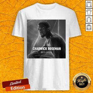 Chadwick Boseman Black Panther 1977-2020 Rest In Peace Thank You For The Memories Signature Shirt