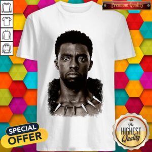 Actor Chadwick Boseman The Black Panther Marvel Shirt