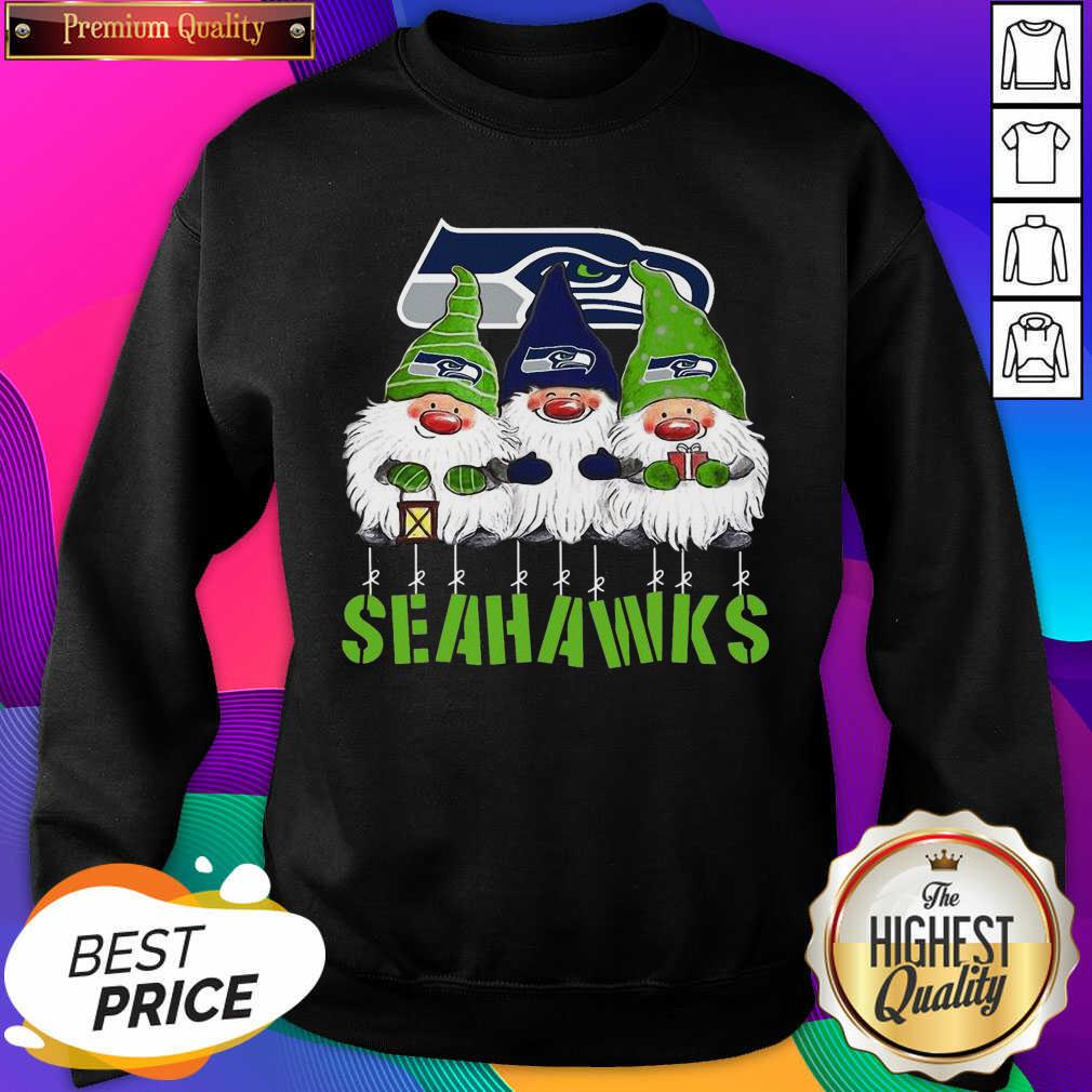 Nice Gnomies Seattle Seahawks Christmas Shirt