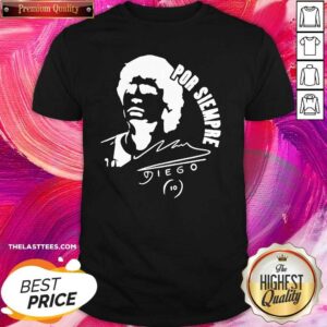 Hot Maradona Por Siempre Rest In Piece Maradona The Golden boy 1986 World Cup Diego Maradona Signature Shirt