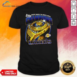 Lakers Finals 2020 Back To Back NBA Shirt