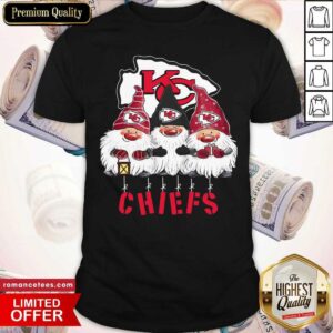 Official Chiefs Hanging with Gnomies Christmas Shirt