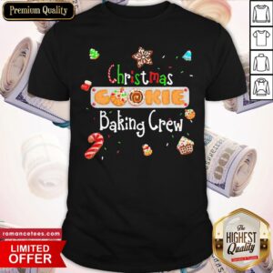 Top Christmas Cookie Baking Crew Cookie Exchange Shirt