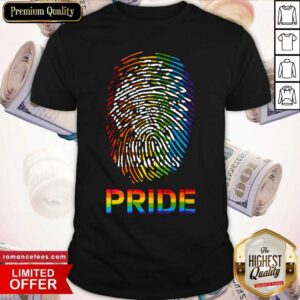 Native American LGBT Fingerprint Pride Shirt