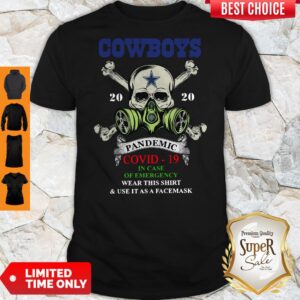 Premium Skull Cowboys 2020 Pandemic Covid-19 Shirt