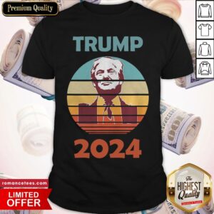Good Trump 2024 Vintage Sunset Retro Shirt