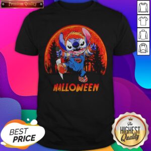 Pretty Stitch Moon Halloween Shirt