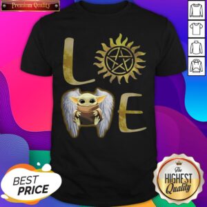 Official Baby Yoda Love Supernatural Shirt