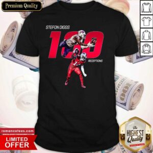 Top Buffalo Bills Stefon Diggs 100 Receptions Shirt