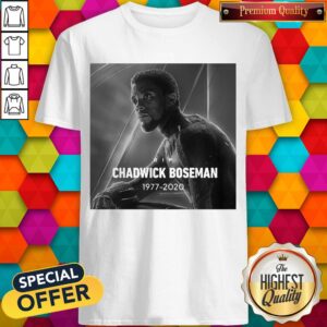 Rip Chadwick Boseman Black Panther 1977 2020 Thank You For The Memories Signature Shirt