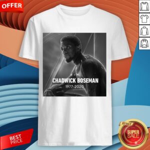 Rip Chadwick Boseman Black Panther 1977 2020 Thank You For The Memories Signature Shirt