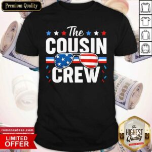 Cousin Crew 4th Of July Patriotic American Family Matching Shirt