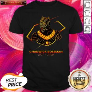 Chadwick Boseman The Black Panther Marvel Film Star Thank You For The Memories Shirt