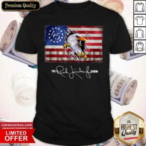 Awesome The Rush Limbaugh Show American Flag Shirt