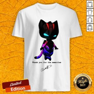 Black Panther Thank You For The Memories Signature Shirt