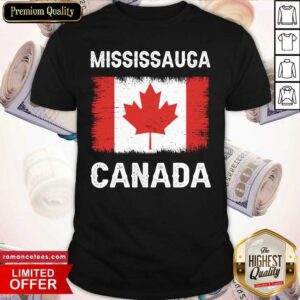 Mississauga Lover Canada Flag Maple Leaves Shirt
