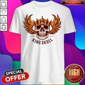 King Sugar Skull 1945 Day Of The Dead Shirt