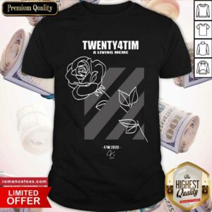 Premium Twenty4tim Shop Merch Rose Shirt
