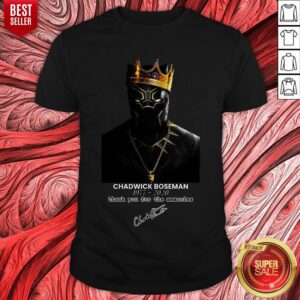 Rip Chadwick Boseman Black Panther 1977 2020 Thank You For The Memories Signature Shirt